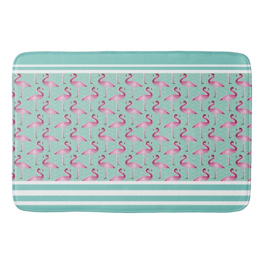 Bath Mat/Flamingos Badematte (Vorderseite)