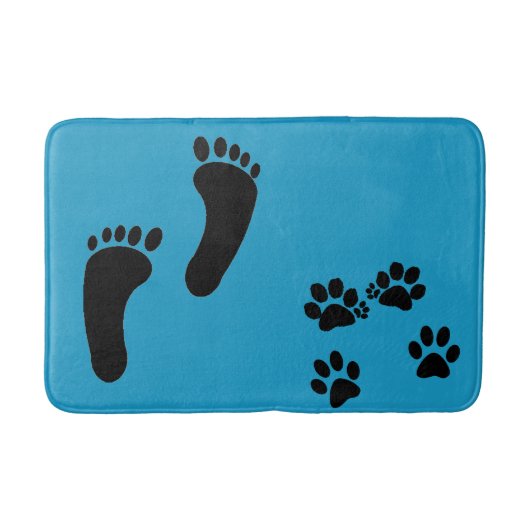Bath Mat - Foot Prints Badematte (Vorderseite)