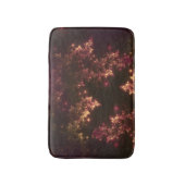 Bath Mat Fraktal Blätter Red Glow Badematte (Vorderseite Vertikal)