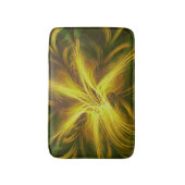 Bath Mat Fraktal Blume Gelbe Palette Badematte (Vorderseite Vertikal)