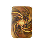 Bath Mat Fraktal gefleckt gelb Badematte (Vorderseite Vertikal)