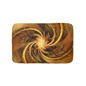 Bath Mat Fraktal gefleckt gelb Badematte (Vorderseite)