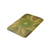 Bath Mat Fraktal Light Green Palette Badematte (Schrägansicht)