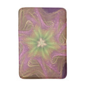 Bath Mat Fraktal Light Lila Palette Badematte (Vorderseite Vertikal)
