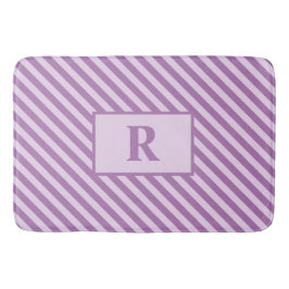 Bath Mat für Lila Streifen Badematte