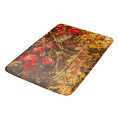 Bath Mat Herbst Rote Gelbe Reben Badematte (Schrägansicht)