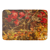 Bath Mat Herbst Rote Gelbe Reben Badematte (Vorderseite)