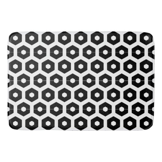 Bath Mat - Hexagons Badematte (Vorderseite)