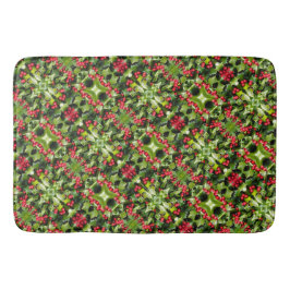 Bath Mat Holly Berries Badematte
