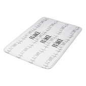 Bath Mat Liebe Frankreich Badematte (Schrägansicht)