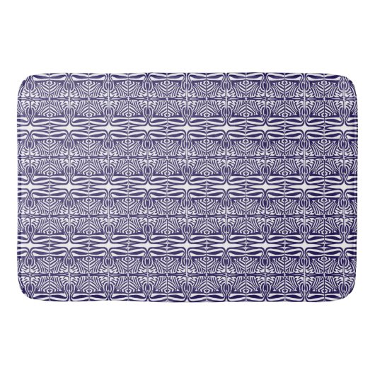 Bath Mat Lila Ornament Badematte (Vorderseite)