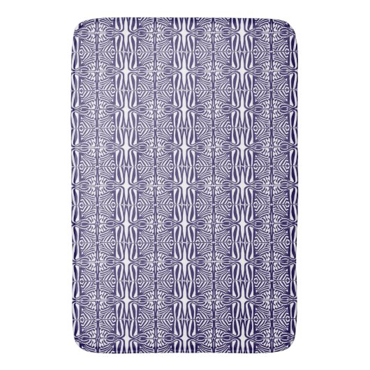 Bath Mat Lila Ornament Badematte (Vorderseite Vertikal)