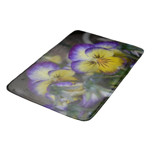Bath Mat/Lila Pansy Badematte (Schrägansicht)