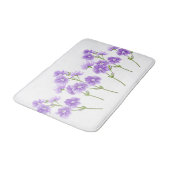 Bath Mat-Lila Wildblumen Badematte (Schrägansicht)
