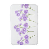 Bath Mat-Lila Wildblumen Badematte (Vorderseite Vertikal)