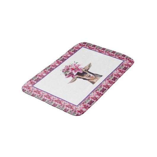 Bath Mat Lilly die Ziege Badematte (Schrägansicht)