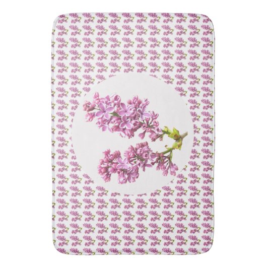 Bath Mat - Mehrere Lilacs Badematte (Vorderseite Vertikal)