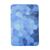 Bath mat Mosaik in blau Badematte (Vorderseite Vertikal)