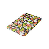 Bath Mat Nahtlose geometrische Dreiecke Badematte (Schrägansicht)