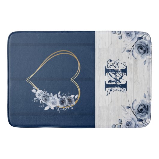 Bath Mat Ocean Theme Chic Badematte (Vorderseite)
