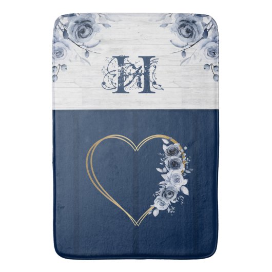 Bath Mat Ocean Theme Chic Badematte (Vorderseite Vertikal)