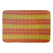 Bath Mat - Orange afghanisches Muster Badematte (Vorderseite)