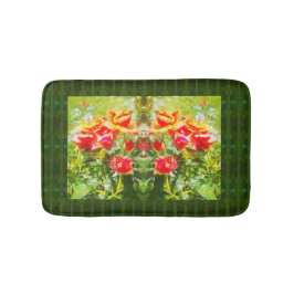 Bath Mat Orange Rose Badematte