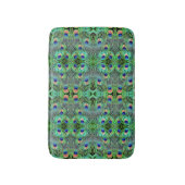 Bath Mat Peacock Feathers Badematte (Vorderseite Vertikal)