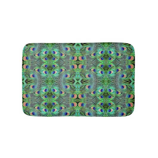 Bath Mat Peacock Feathers Badematte (Vorderseite)