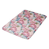 Bath Mat (Peony Bliss) RFPMDesign ©️ 2024 Badematte (Schrägansicht)