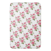 Bath Mat/Pink Roses Badematte (Vorderseite Vertikal)