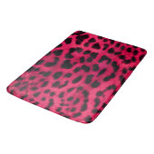 Bath Mat/Pink Zebra Muster Badematte (Schrägansicht)