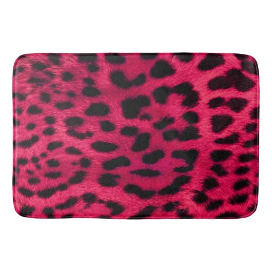 Bath Mat/Pink Zebra Muster Badematte (Vorderseite)