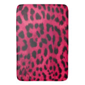 Bath Mat/Pink Zebra Muster Badematte (Vorderseite Vertikal)