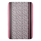Bath Mat/Pink Zebra Muster Badematte (Vorderseite Vertikal)