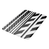 Bath Mat/Polka Punkte und Streifen Badematte (Schrägansicht)