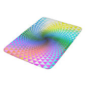 Bath Mat/Rainbow Abstrakt Badematte (Schrägansicht)