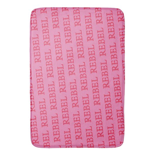 Bath Mat - REBEL Badematte (Vorderseite Vertikal)