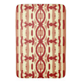 Bath Mat, Rot Farbe Modernes klassisches Design Ba Badematte (Vorderseite Vertikal)
