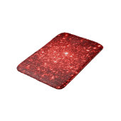 Bath Mat: Rote Sterne Badematte (Schrägansicht)