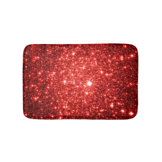 Bath Mat: Rote Sterne Badematte (Vorderseite)