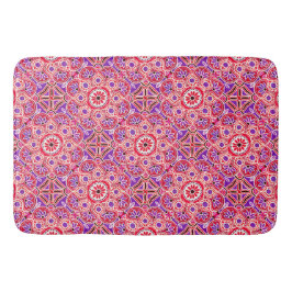 Bath Mat roter Böhm abstrakt Badematte