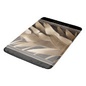 Bath Mat/Skulpturierte Bananenblätter2/Badematte Badematte (Schrägansicht)