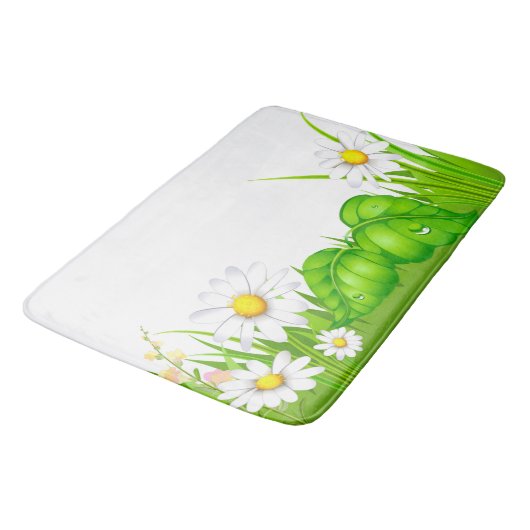 Bath Mat/Spring Daisy Badematte (Schrägansicht)