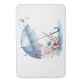 Bath Mat-Spring- Umbrella Bathroom Set Badematte (Vorderseite Vertikal)