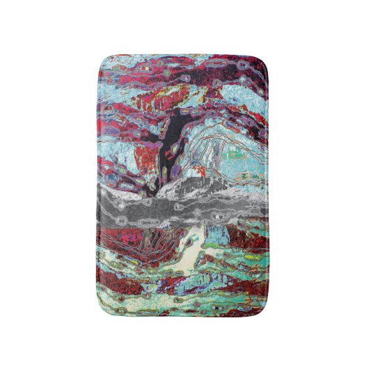 Bath Mat – Strata Pulse Badematte (Vorderseite Vertikal)