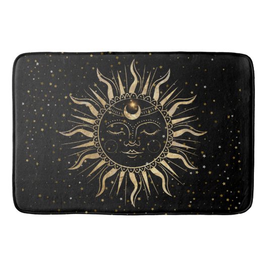 Bath Mat - Sun Moon Stars Badematte (Vorderseite)