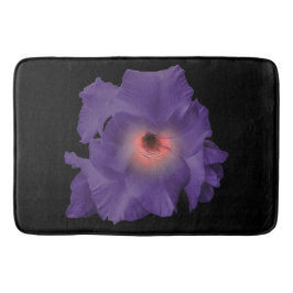 Bath Mat Sword Lily Indigo Pink Badematte