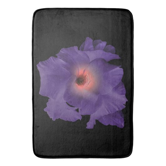 Bath Mat Sword Lily Indigo Pink Badematte (Vorderseite Vertikal)