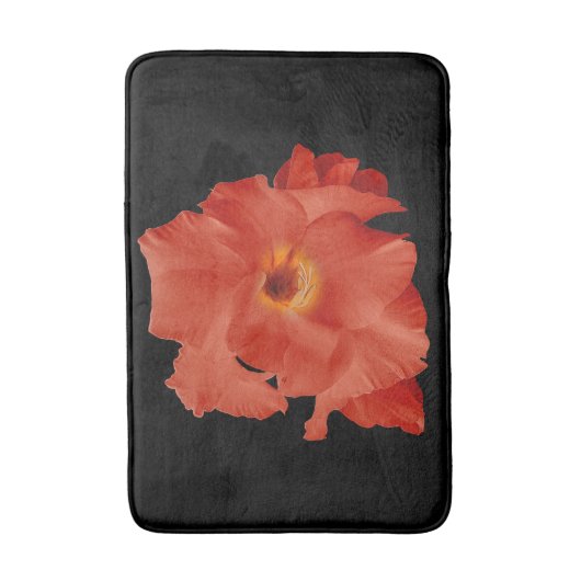 Bath Mat Sword Lily Red Yellow Badematte (Vorderseite Vertikal)